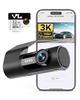 KAWA 3K Front Dashcam, 32GB SD Card Included, Voice Control, Built-in WIFI, 24-Hour Parking Monitoring, G-Sensor, Night Vision, Loop Recording, App Co