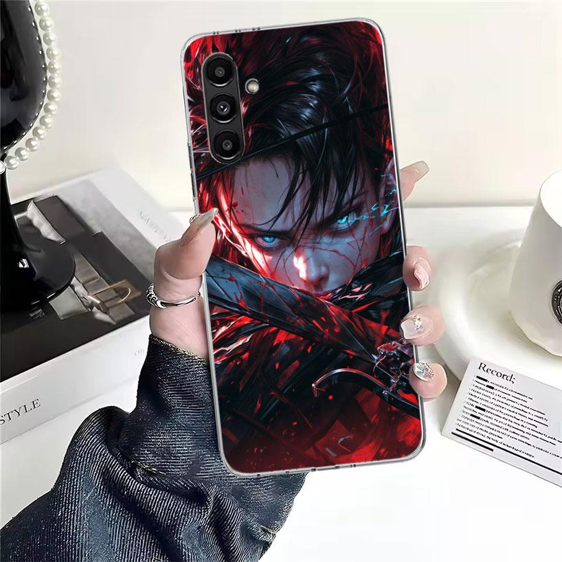 

A-Attack on T-Titan Levi Phone Case For Samsung Galaxy A13 A14 A15 A16 A17 A53 A54 A55 A56 A57 A33 A34 A35 A36 A37 A23 A24 A25 A Samsung A33