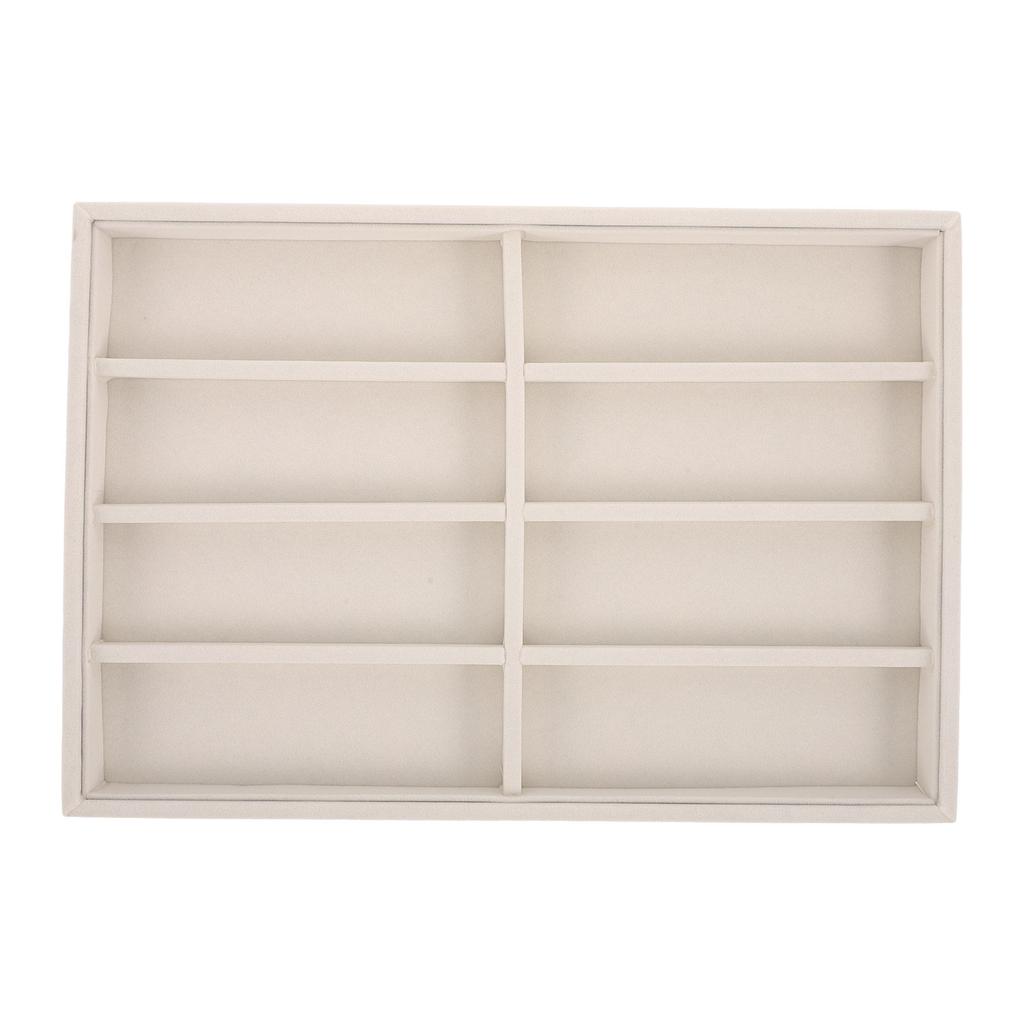 Sonnenbrillen-Organizer-Tablett Brillen-Aufbewahrungskoffer 13,78x9,45 Brillenständer Halter Schreibtisch Schmuck-Display-Organizer für Reisen Zuhause