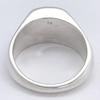 Gucci Trademark Slim Japanese Size 779162 J8400 Size 9 Ring, Silver, 8, 8106, [Used]
