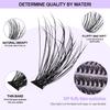 Diy Segmented Fried Hair Single Cluster False Eyelashes 12 Rows Large Capacity Daily Makeup