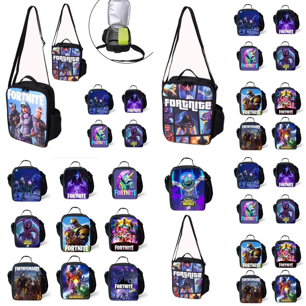 Fortnite Battle Royale Snack Bags Pack Your Lunch In Style With This Large Capacity And Durable Lunch Box