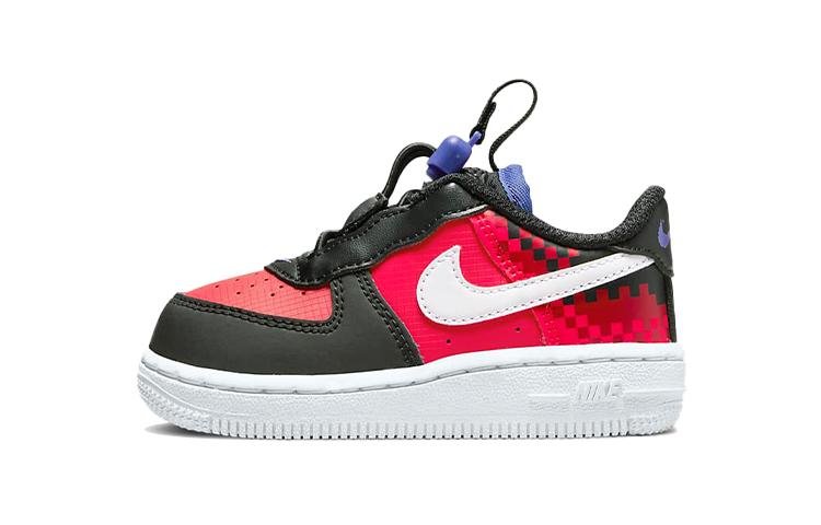 

Nike Air Force 1 Toggle SE Casual Waterproof Low top Skateboard Shoes Black Red Infant And Toddler DN3323-600 21