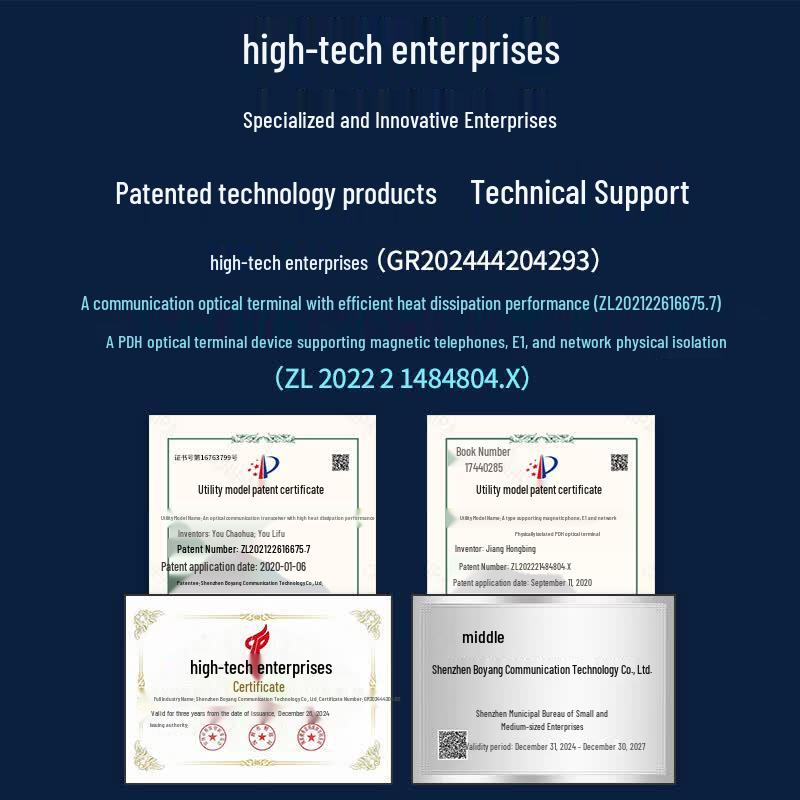 Boyang Integrated Services Optical Transceiver