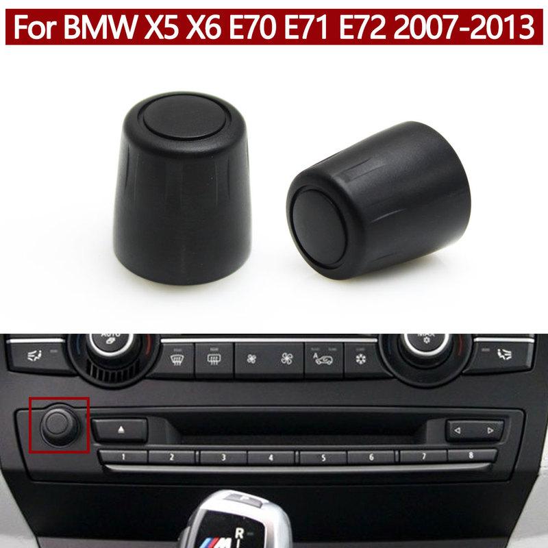 Car Dashboard Multimedia Button Radio Audio Volume Rotary Switch Knob For BMW X5 X6 E70 E71 E72 2007-2013 65126966510