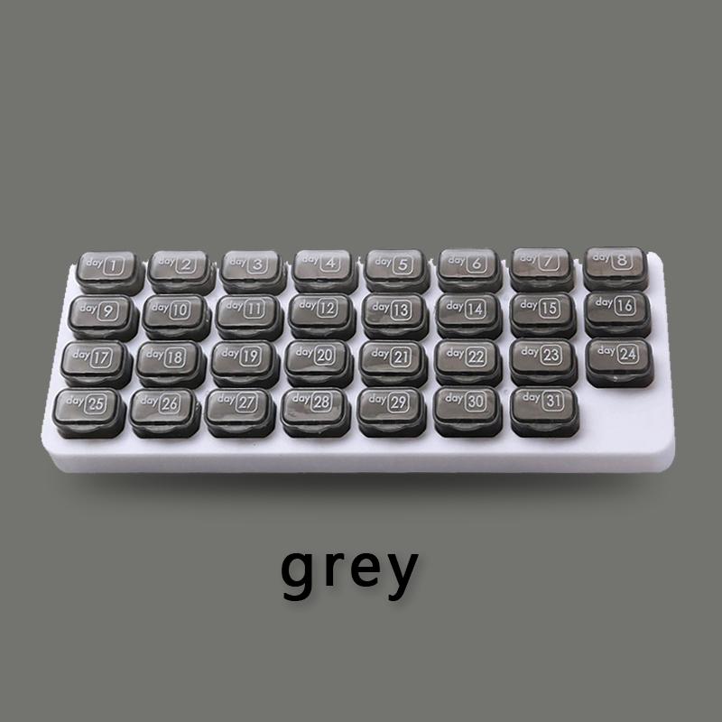 1Pcs  31-Day Monthly Pill Organizer With Large Removable Medication Pods Portable Pill Case Box And Holder For Daily Medicine