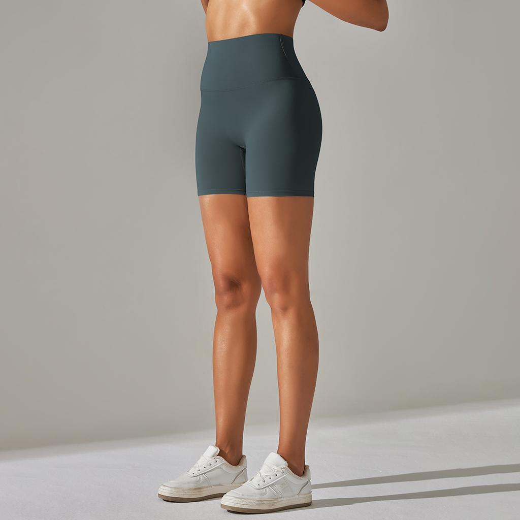 Align Damen-Yoga-Shorts mit hohem Bund – butterweich und federleicht! Ideal zum Laufen, Radfahren und für Fitness. 31 Farben.