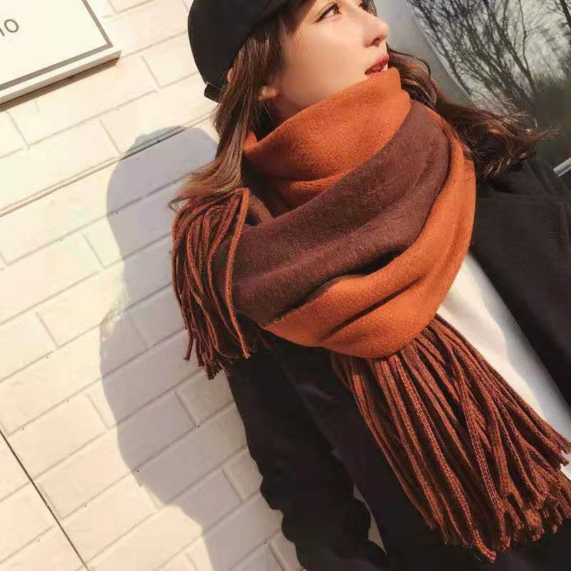 Scarf for Women Plaid Scarves Winter Warm Oversized Pashmina Tartan Scarves