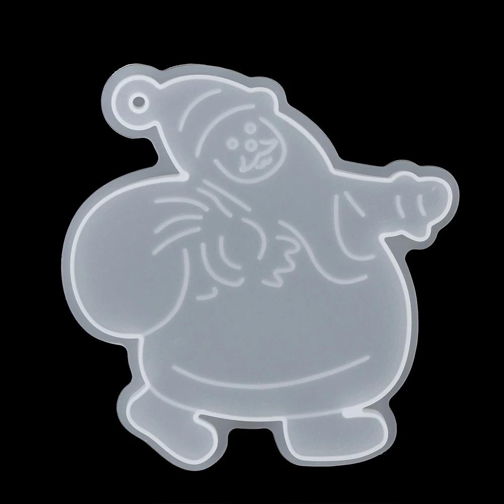 Christmas Snowflakes Coaster Casting Mold Silicone Mould DIY Crystal Epoxy Resin Mold Christmas Tree Pendant Ornament Making