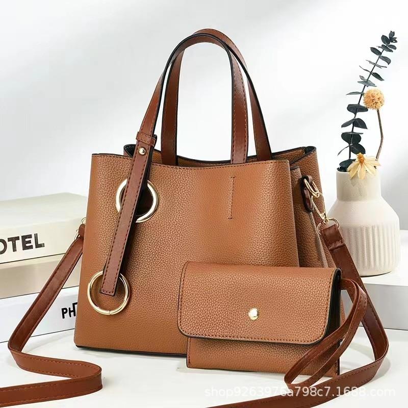Elegant Everyday Tote Bag In Various Colors With Unique Letter Pattern Design