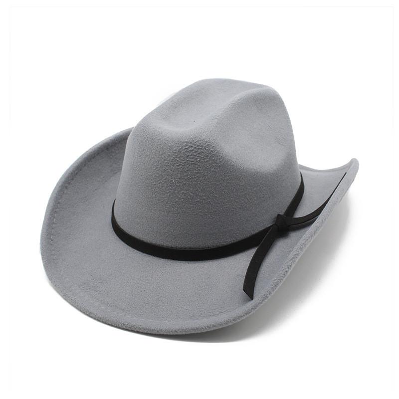 Summer Wool Felt Fedora Hat With Wide Brim Breathable Sunshade For Women And Men