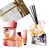 This Gift Set Includes an Aroma Diffuser, Art Flowers, Hand Soap, Hand Cream, and Nail Cream. It Also Includes a Herbarium Diffuser and Aroma Oils. Pe