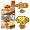 Candy Holder Tray Fruit Bowl Storage Baskets Stand Organization Alloy Snacks Basket for