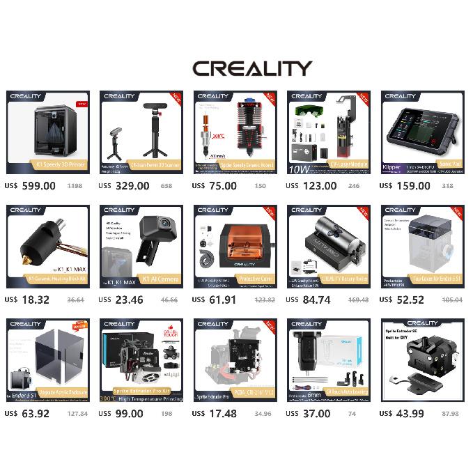 CREALITY CR Touch Auto Leveling Sensor 3D Printer Bed Leveling Sensor Kit for Ender-3 Pro/ Ender-3 V2/Ender-3 Max/Ender 5/5 Pro