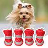4 Pcs Dog Shoes Breathable Mesh Dog Boots for Summer Hot Pavement Anti-Slip Sole Paw Protector for Small Medium And Large Dogs