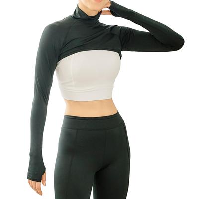 Glamor YOGA von glamore Arm UV Sonnenschutz Tragbarer Arm Bolero Kostenlos FT0477 Hochgeschlossene Abdeckungen, Schutz, Feuchtigkeitsableitend, Schnelltrocknend, Dehnbar, Schutz,