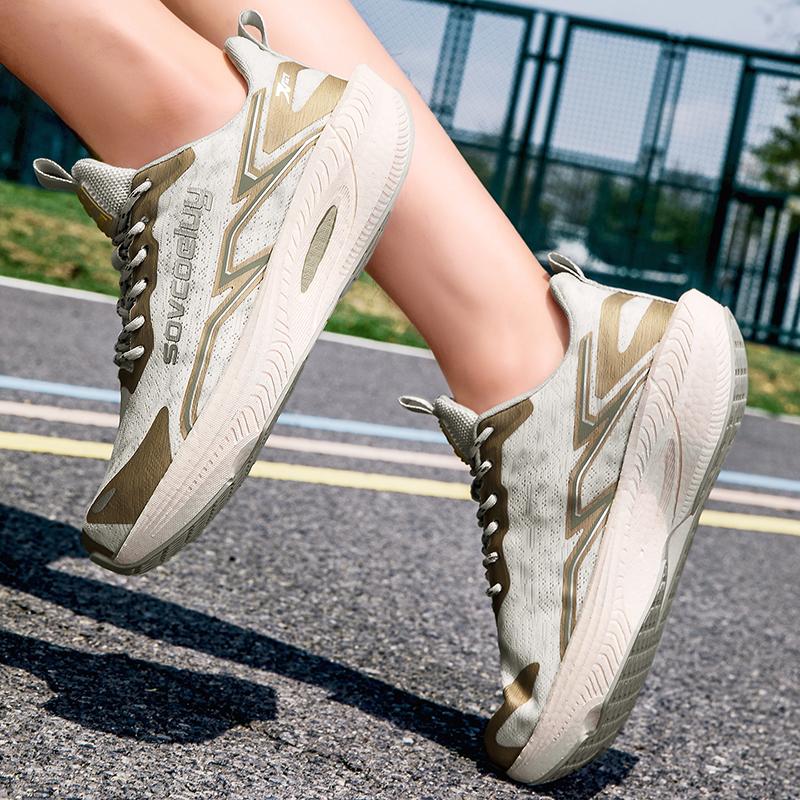Herren Sports Spezialität Marathon Laufschuhe Carbonplatte Atmungsaktiv Leichtgewicht Damen Bequem Sportlich Rutschfest Dämpfung Stabilität Sneaker