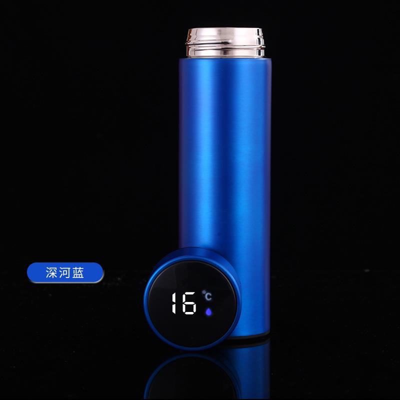 Intelligent Temperature Display Thermos Cup 304 Stainless Steel Car Portable Straight Body Cup Office Business Water Cup Gift Cup