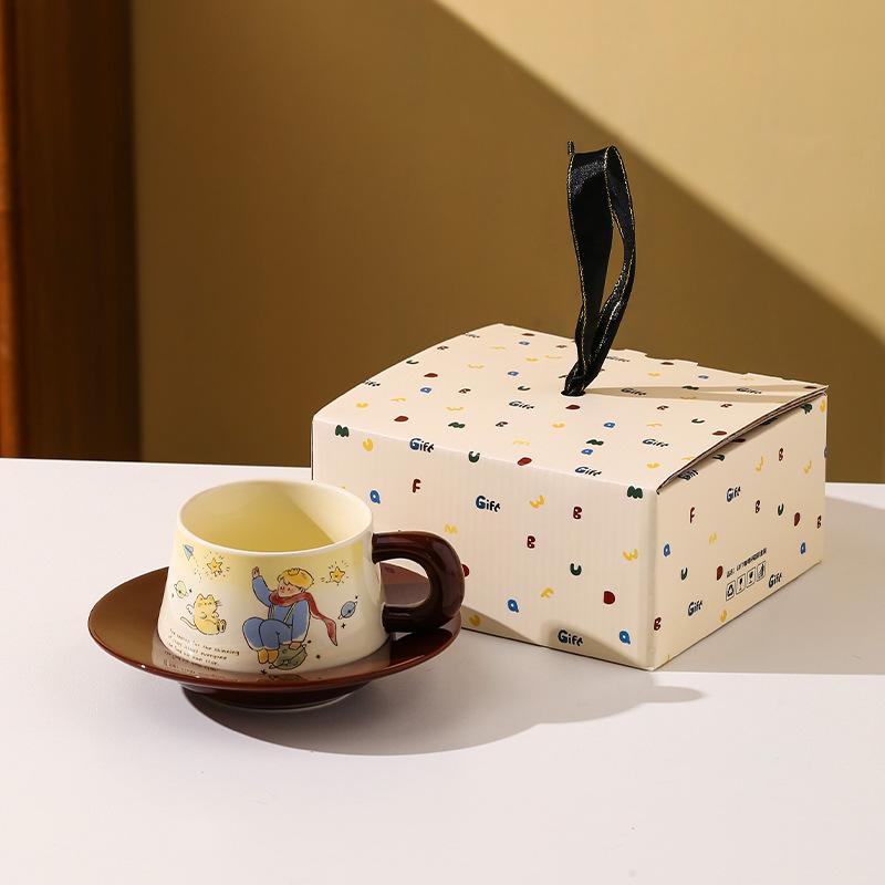 Sternenprinz Niedlich und Hoch Hübsch Keramik Wasserbecher Geschenk Niedlicher und Lustiger Märchen Keramikbecher