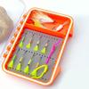 Spoon Hook Baits Organizers Tray Flying Fishing Tackle Waterproof Fly Storage Box Fishing Tackle Box with Sponge Pad
