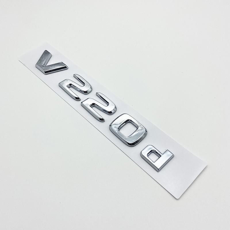 3D Letters V200d V220d V250d V300d V350d ABS Emblem for Mercedes Benz V Class Car Fender Badge Trunk Nameplate Logo Sticker