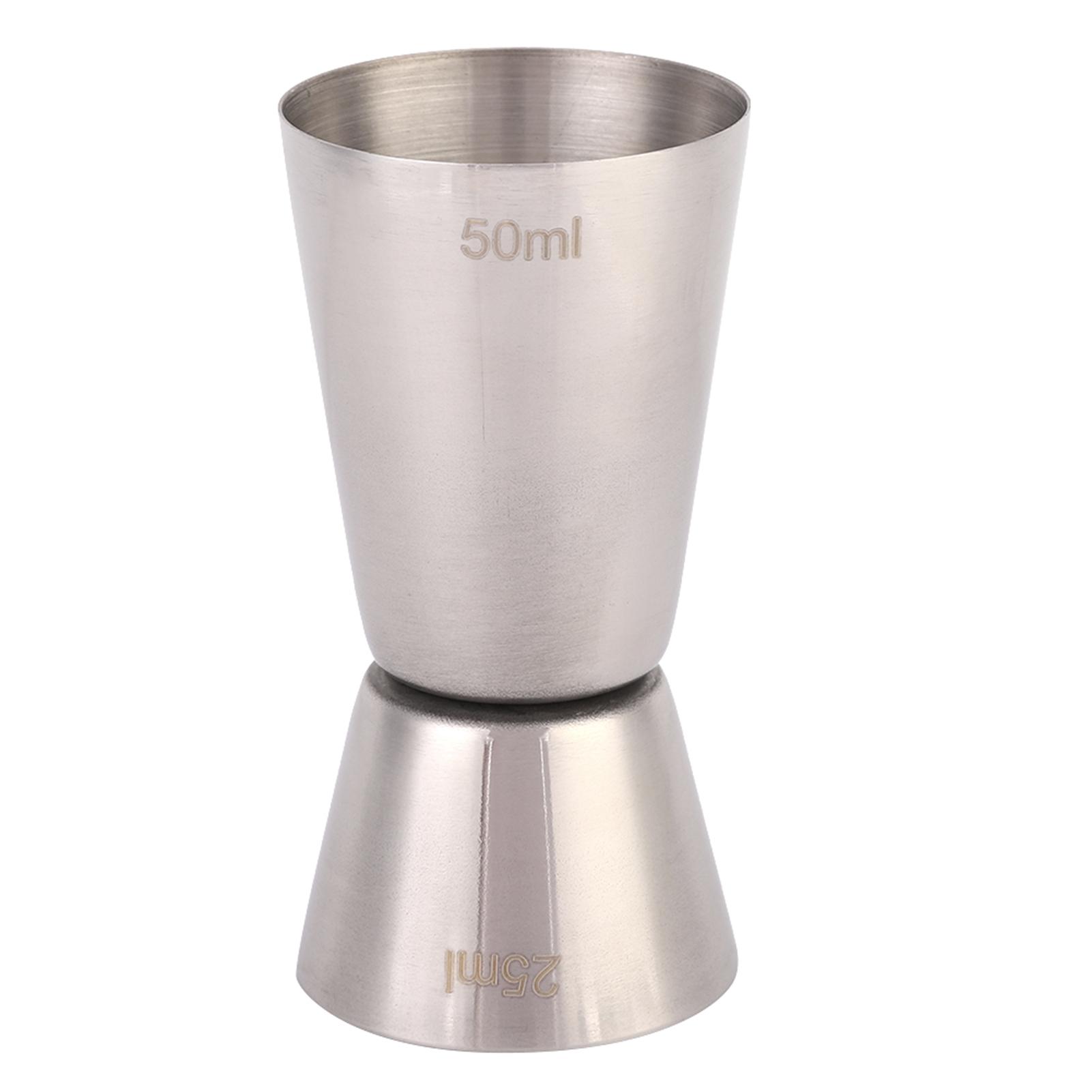 

304 Stainless Steel Wine Tool Measuring Cup Double Cocktail Jigger for Bar (40Celsius20 )