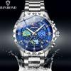 Fashion Starry Sky Van Gogh Men Quartz Watches Date Waterproof Luminous Small Three Pin Exquisite Men's Business Watches