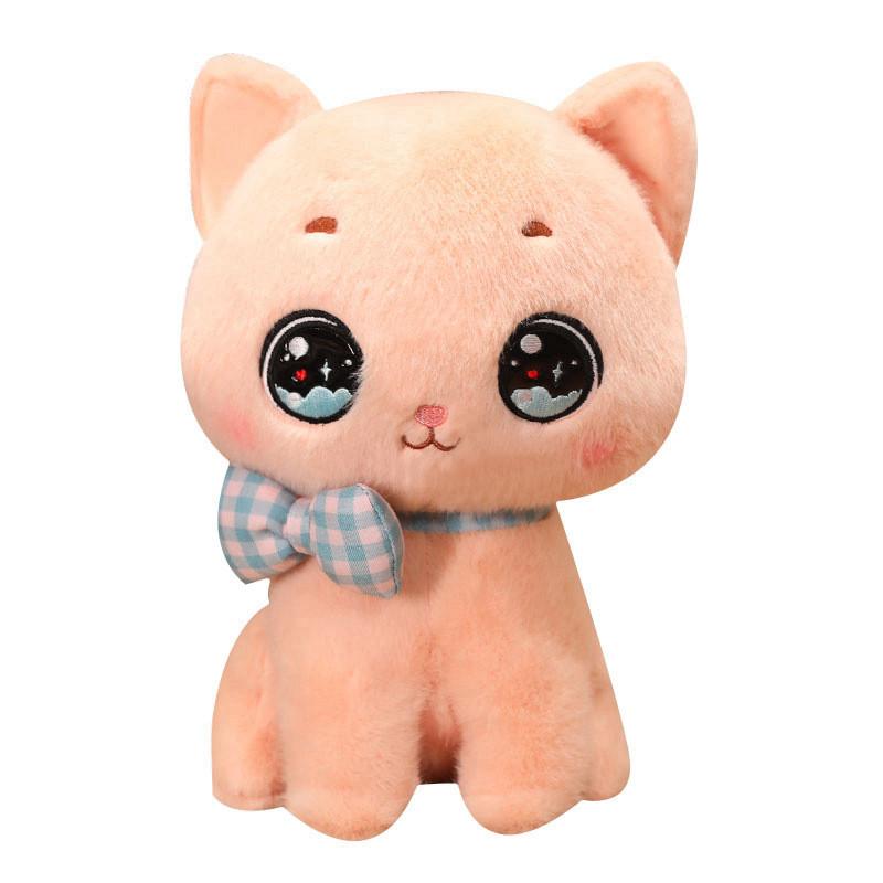 8inch Simulation Cat Plush Toy Stuffed Doll Cute Animal Girls Holiday Gifts