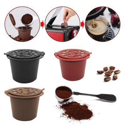 Reusable Coffee Capsule for Nespresso Machine with Stainless Filter Mesh Icafilas Refill Espresso Pod Kitchen Tamper Accessories