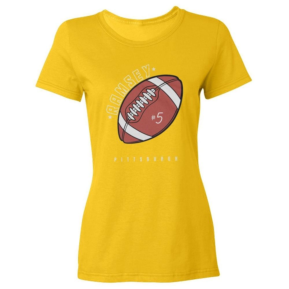 Jalen Ramsey 5 Ball Graphic- Pittsburgh Fans Inspired Ladies  Crewneck T-Shirt Unisex T-Shirt M