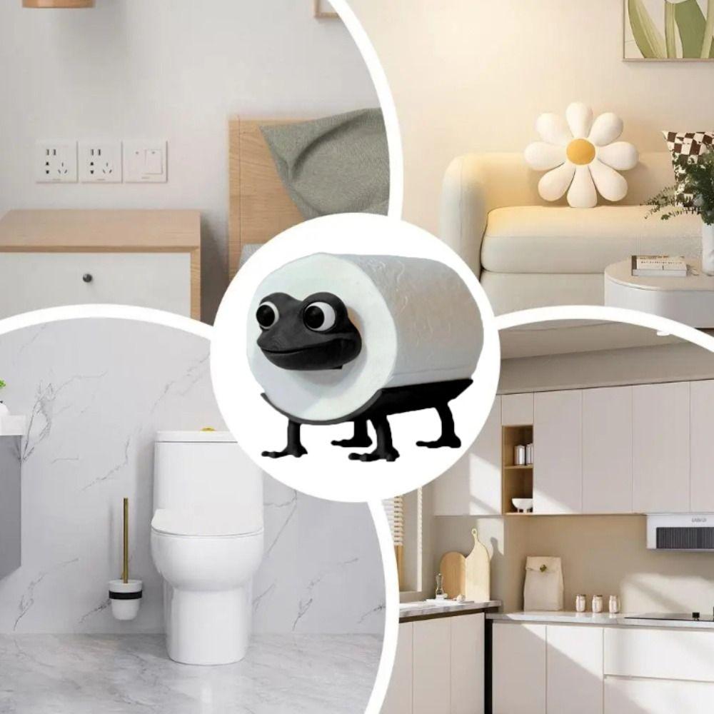 Cute Design Animal Shaped Toilet Paper Holder Creative Toilet Paper Holder  Bathroom Accessory