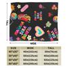 Manana Sera Bonito Karol G Blanket Quality Warm Soft  Throw Blanket Winter Travel Office Couch Chair Novelty Bedspread