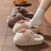 Cotton Slippers Winter Indoor Household Thick Bottom Non-slip Warm Fluffy Slippers Outer Wear