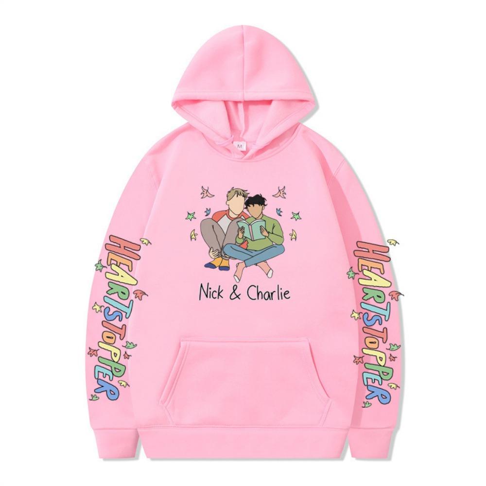 British Drama Nick and Charlie Heartstopper Hoodies Men Long Sleeve Sweatshirts Women Harajuku Streetwear Sudaderas