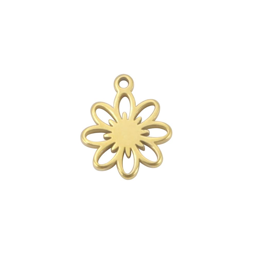 Teamer 10pcs Charms for Jewelry Making DIY Jewelry Accessories Stainless Steel Heart Ball Pendant for Bracelet Necklace Earrings