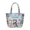 Portable Cat Ethnic Style Handbag Dog Giraffe Embroidery Tote Bag Canvas Animal Canvas Tote Bag Storage Bag
