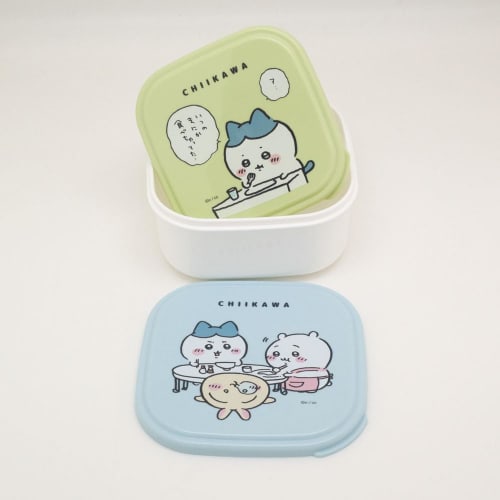 OSK Bento Box, Antibacterial, Sealable Container, 360ml/550ml, Chiikawa CKW No.4, Made In Japan, SSP-22
