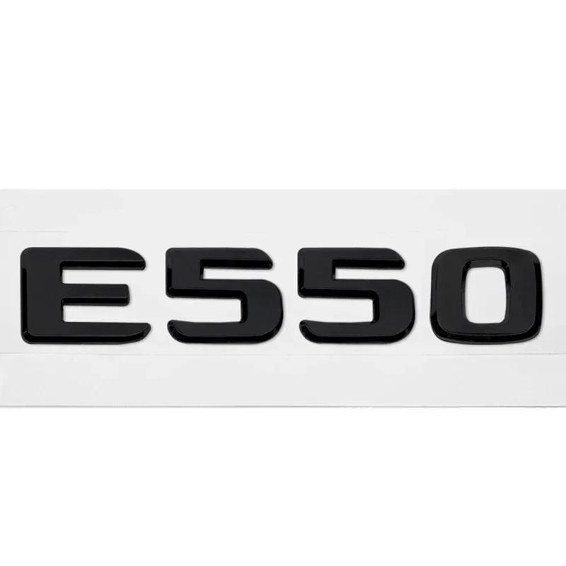 3D Letters Car Tail Emblem Rear Trunk Sticker Badge for Mercedes Benz E200L E260L E300 E320L E320 E350L E350 E500 E550 E Class