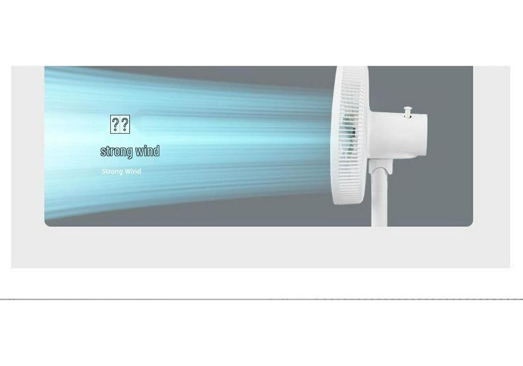 Remote Control Oscillating Floor Fan with Powerful Wind
