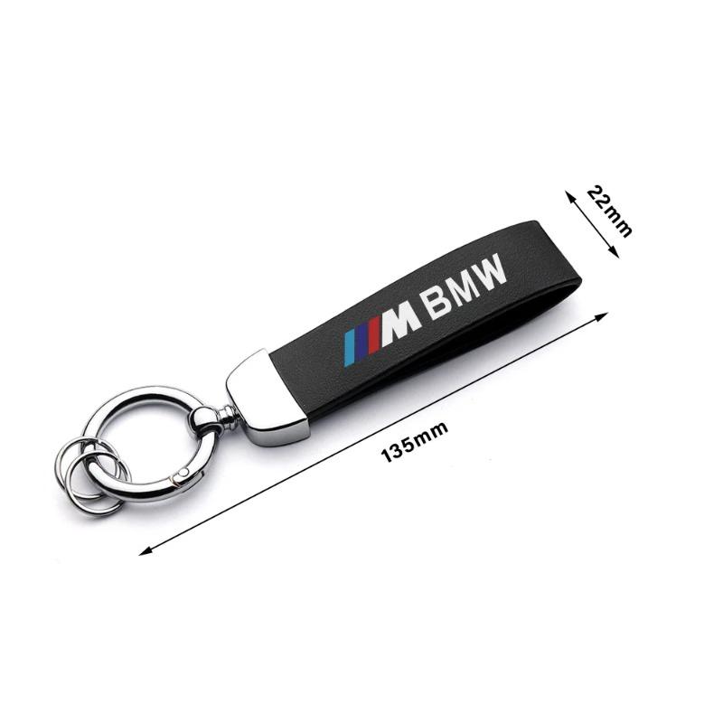 1pc Fashion Creative Metal Ribbon Car Keychain Key Ring Key Chain For BMW E46 E90 E60 F30 E39 F10 E87 E36 F20 E92 Car Styling