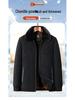 Men's Winter Wool Jacket - Thick, Velvet-Lined, Grandpa Style for Middle-Aged and Elderly