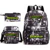 Deformed Zoo Surrounding Primary School Students Schoolbag Trend Starry Sky Backpack Leisure Three-piece Set