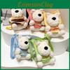 Highland West Cartoon White Terrier Plush Crossbody Bag Outdoor Bag Shoulder