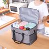4-6h Heat Preservation Camping Picnic Bag Portable Insulated Lunch Bag Thermal Pie Carrier  Junket