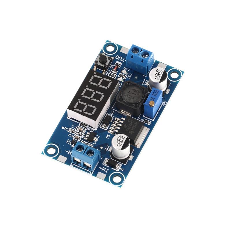 Lm2596 Dc Dc Adjustable Step Down Converter Voltage Regulator Led Display Voltmeter Buck Adapter Adjustable Power Supply Module
