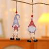 Creative Wooden Christmas Tree Ornament: Faceless Old Man with Feet, Men's & Women's Styles