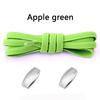 1Pair Elastic Laces Sneakers New Lock Flat Shoelaces Without ties Kids Adult No Tie Shoelace Rubber Bands Shoes Accessories