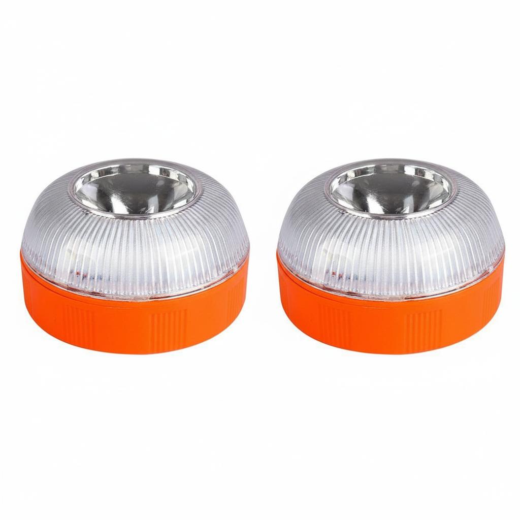 1/2/3/4/5/10/12PCS USB Rechargeable V16 Magnetic Rechargeable Magnetic Induction Strobe Lights LED Car Emergency Beacon Light