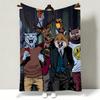 Game HHotline MMiami Throw Soft Warm Flannel Throw Blanket Multiuse for Sofa Bed Office Nap