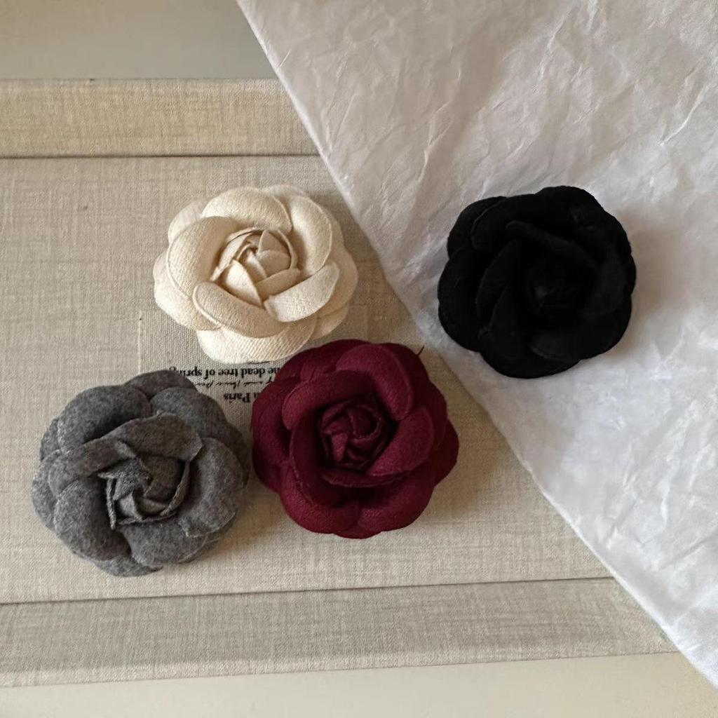Elegante Franse Retro Camelia Broche Reversspeld